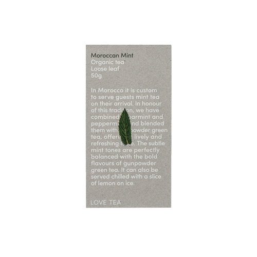 Love Tea Organic Moroccan Mint Tea Loose Leaf 50g