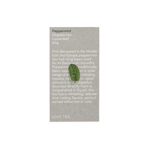 Love Tea Organic Peppermint 50g