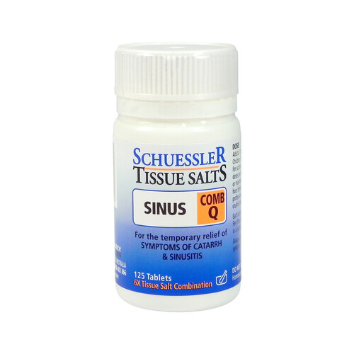 Martin & Pleasance Schuessler Tissue Salts Comb Q (Sinus) 125 Tablets