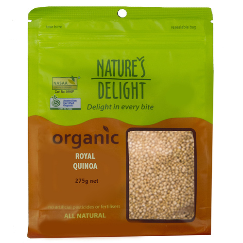 Nature's Delight Organic Royal Quinoa 275g