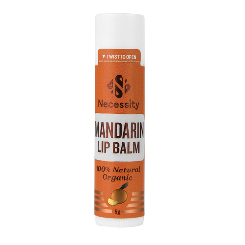 Necessity Organic Lip Balm Mandarin 4.5g