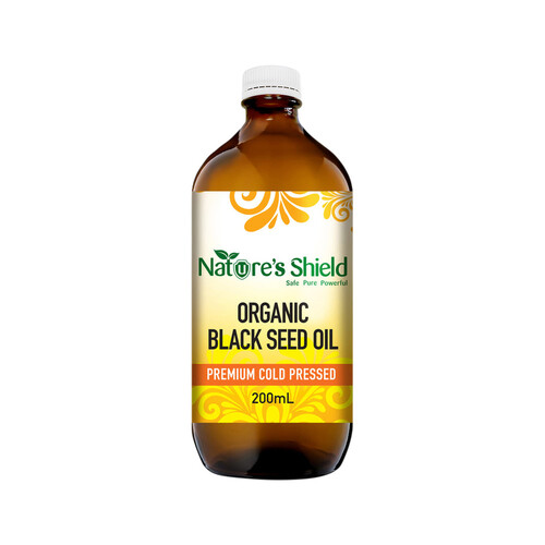 Nature's Shield Organic Black Seed Oil 200ml