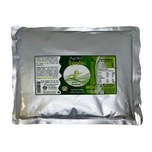 OxyMin Organic Spirulina 1kg Powder
