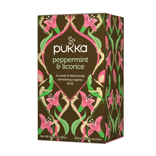 Pukka Peppermint & Licorice x 20 Tea Bags
