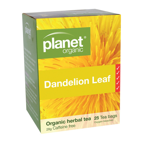 Planet Organic Dandelion Leaf Tea x 25 Tea Bags