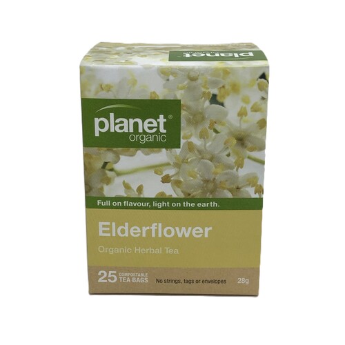 Planet Organic Elderflower Tea x 25 Tea Bags