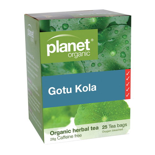 Planet Organic Gotu Kola Herbal Tea x 25 Tea Bags