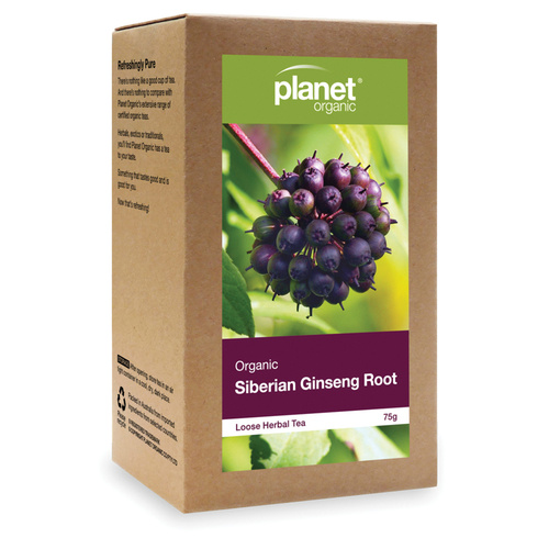 Planet Organic Siberian Ginseng Root Loose Leaf Tea 75g