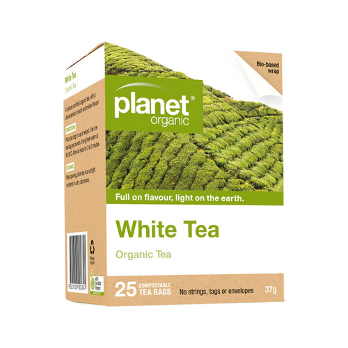 Planet Organic Organic White Tea x 25 Tea Bags