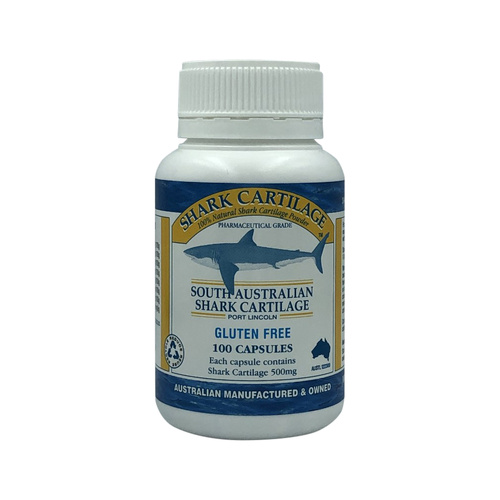 South Australian Shark Cartilage Shark Cartilage 500mg 100 Capsules