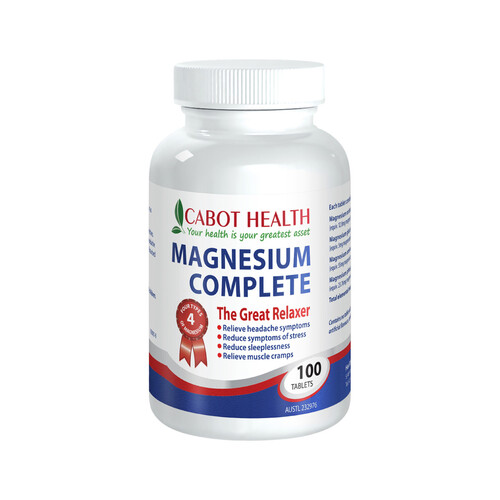 Cabot Health Magnesium Complete 100 Tablets