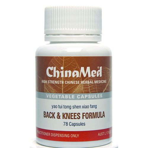ChinaMed Back and Knees Formula 78 Capsules