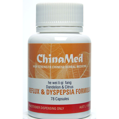 ChinaMed Reflux and Dyspepsia Formula 78 Capsules