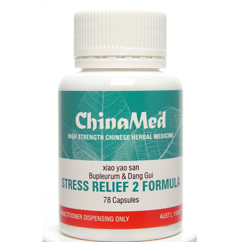ChinaMed Stress Relief 2 Formula 78 Capsules