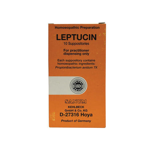Sanum Leptucin 7X Suppositories x 10 Pack