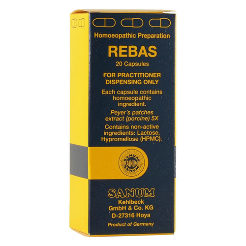 Sanum Rebas 5x (D4) 20 Capsules