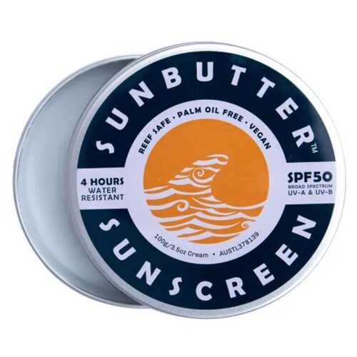SunButter Suncare Sunscreen SPF 50 Tin 100g