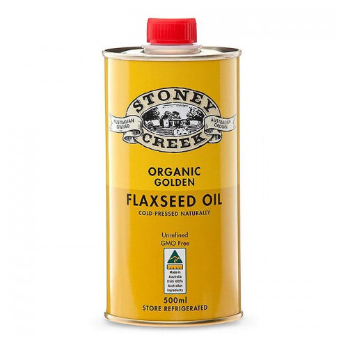 Stoney Creek Organic Flaxseed Oil Golden 500ml