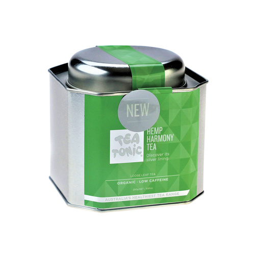 Tea Tonic Organic Hemp Harmony Tea Tin 250g