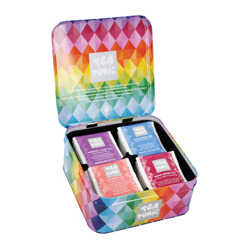 Tea Tonic Tin Tea Chest Mini x 32 Tea Bags