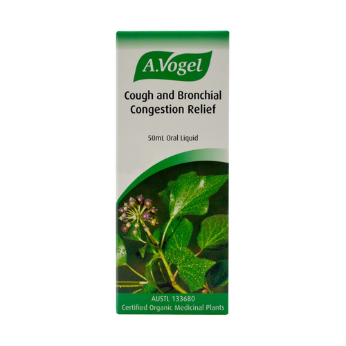 Vogel Organic Cough and Bronchial Congestion Relief 50ml Oral Liquid