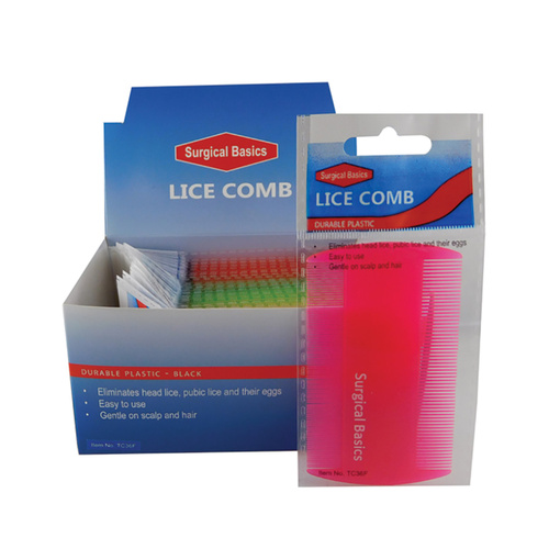 Surgical Basics Lice Nit Comb [Bulk Buy 36 Units]
