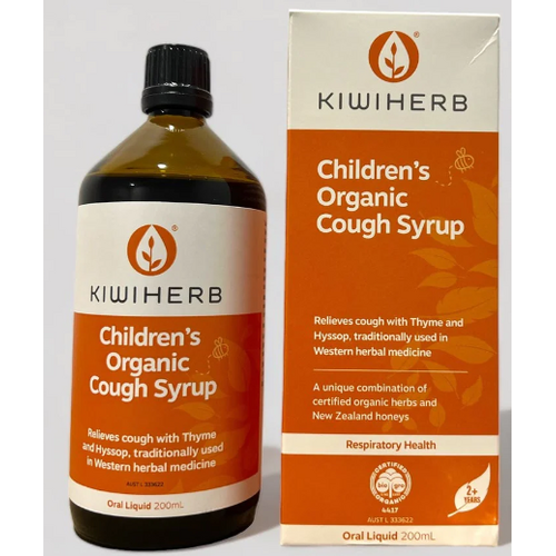 Kiwiherb Children's Organic Cough Syrup Oral Liquid 200ml