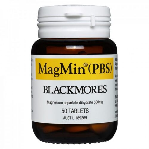 Blackmores MagMin PBS 500mg 50 Tablets
