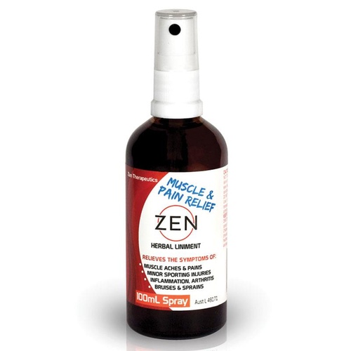 Zen Herbal Liniment Tincture Spray 100mL
