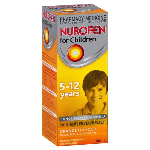 Nurofen for Children 5-12 Years Orange 200mL (S2)