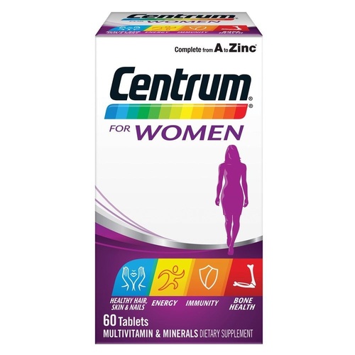 Centrum For Women 60 Tablets 