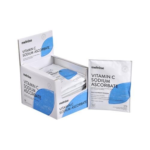 Melrose Vitamin C Sodium Ascorbate 125g x 8 Pack