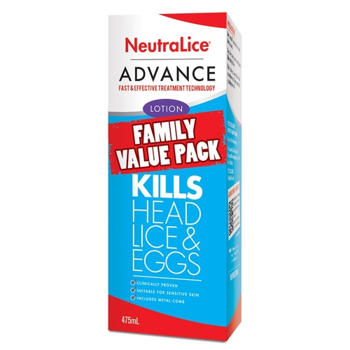 NeutraLice Advance Lotion Family Value Pack 475mL