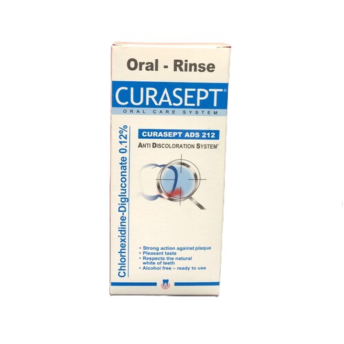 Curasept ADS 212 Chlorhexidine 0.12% Oral Rinse Mouthwash 200mL