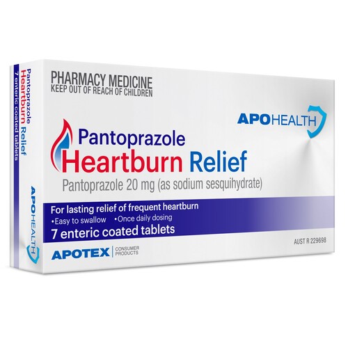 Apohealth Pantoprazole 20mg 7 Tablets (S2)