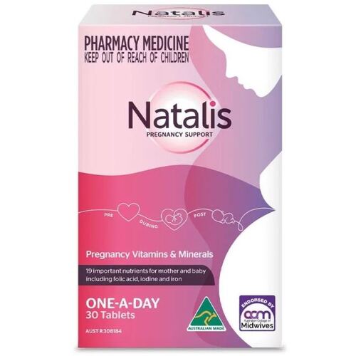 Natalis Pregnancy Support Multivitamin 30 Tablets (S2)