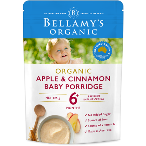 Bellamys Apple and Cinnamin Porridge 6+ Months [BULK BUY 6 UNITS]