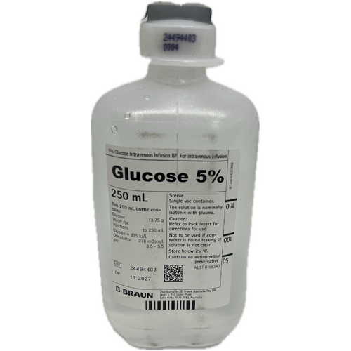 B Braun Glucose 5% IV Solution 250ml