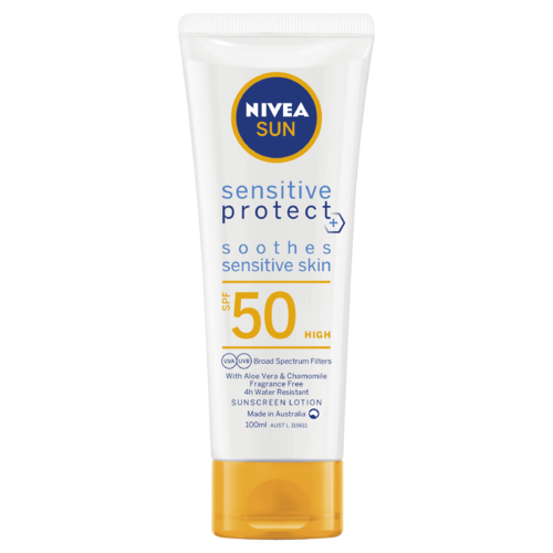 Nivea Sun Sensitive Protect Sunscreen Lotion SPF 50 100ml