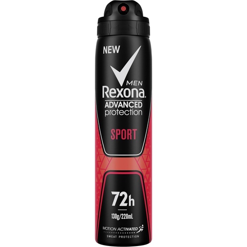 Rexona Men Advanced Antiperspirant Aerosol Sport 220ml