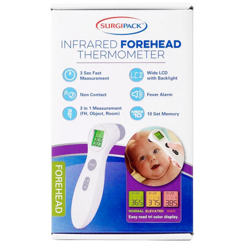 Surgipack Infrared Digital Forehead Thermometer