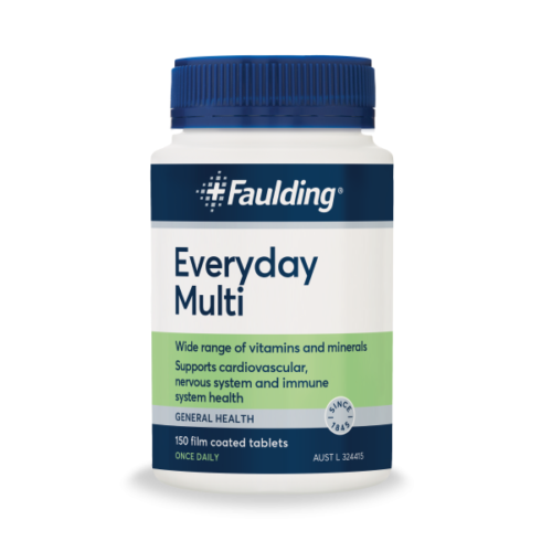 Faulding Everyday Multi 150 Tablets Multivitamin