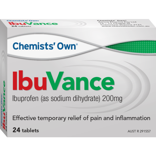 Chemists’ Own IbuVance 200mg 24 Tablets