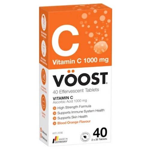 Voost Vitamin C 40 Effervescent Tablets