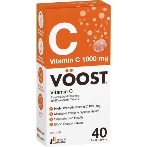 Voost Vitamin C 40 Effervescent Tablets