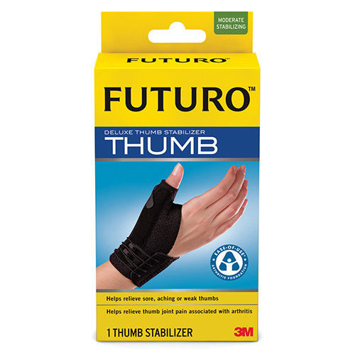 Futuro Deluxe Thumb Stabiliser Black Large - Extra Large