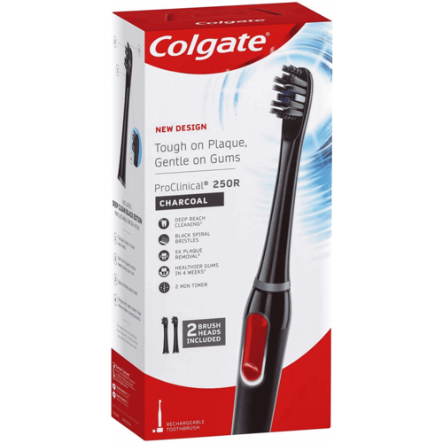 Colgate ProClinical 250R Rechargeable Electric Toothbrush Black