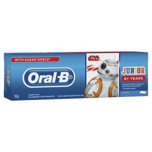 Oral B Junior Toothpaste 6+ Years Star Wars 92g