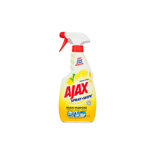 Ajax Spray N' Wipe Lemon Citrus Trigger 500mL