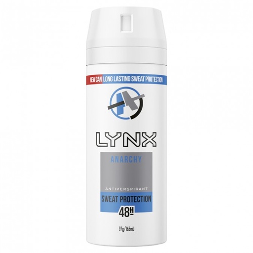 Lynx Deodorant Antiperspirant Anarchy 165ml